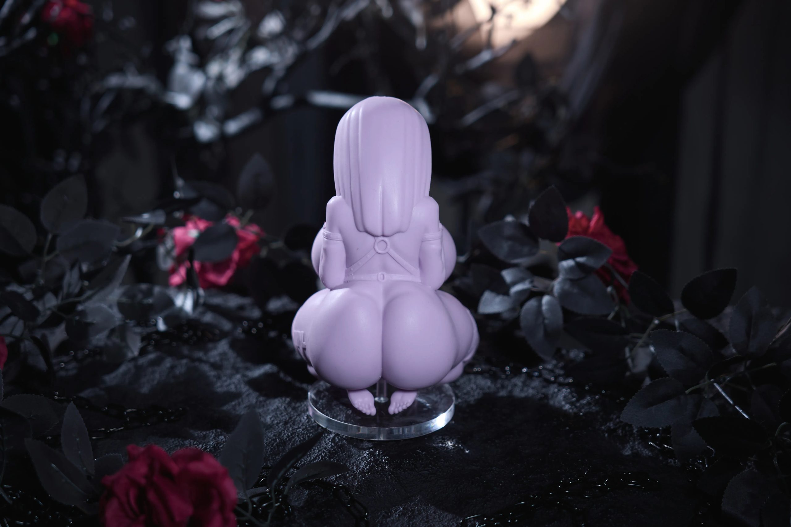 Koko onahole side profile — curvy BBW silicone body by Darknud