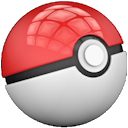 3D Pokeball icon illustration