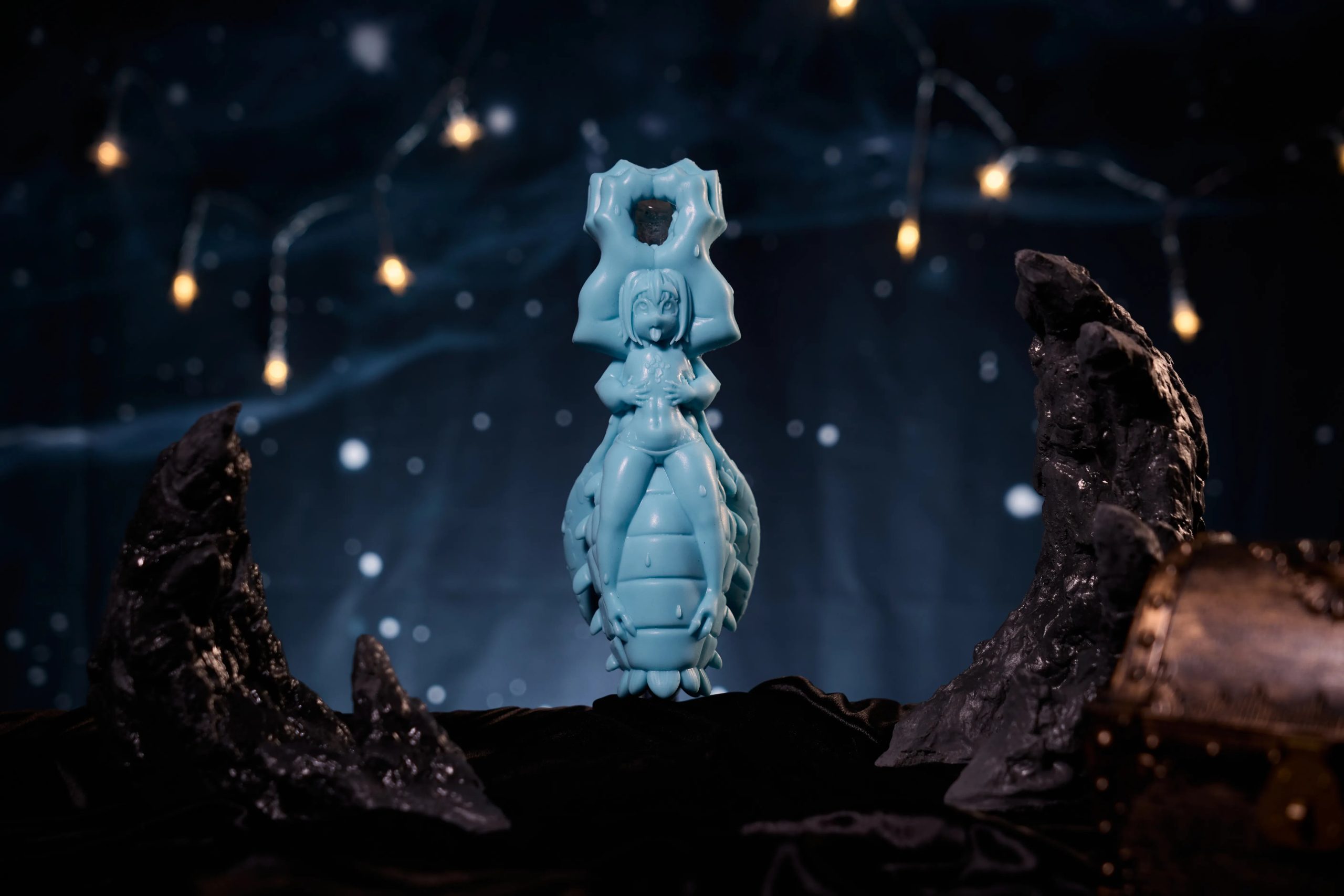 Cteno mini anime sex doll as desktop art toy — self-standing 24cm collectible figure for display