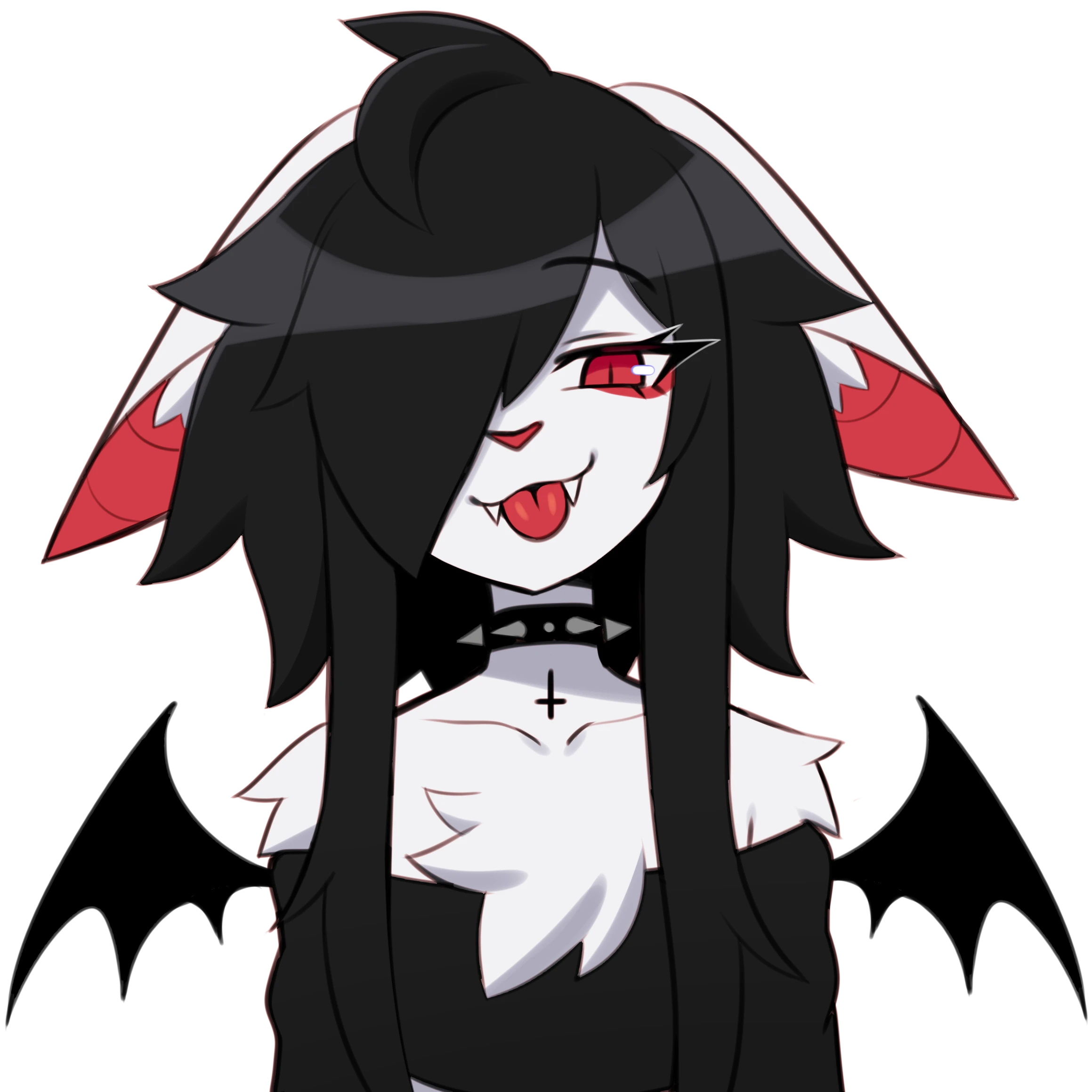 Asphodel bat fursona artwork by SataenArt — original IP
