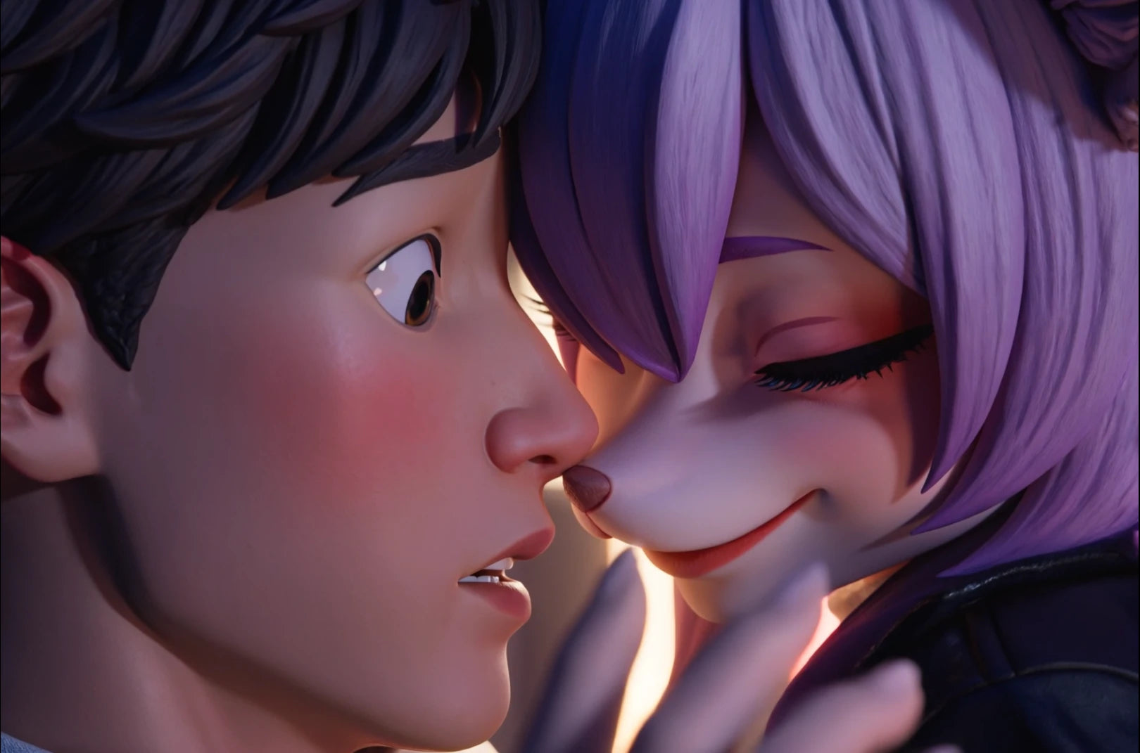 Vixen Voss 3D character avatar face close-up