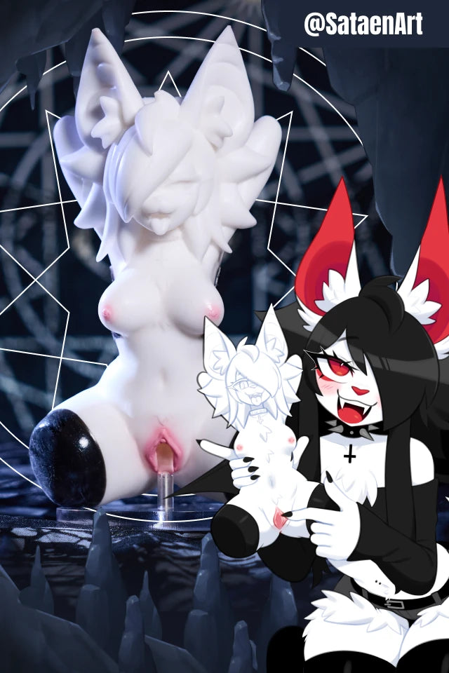 Asphodel Goth Bat Girl Banner Mobile