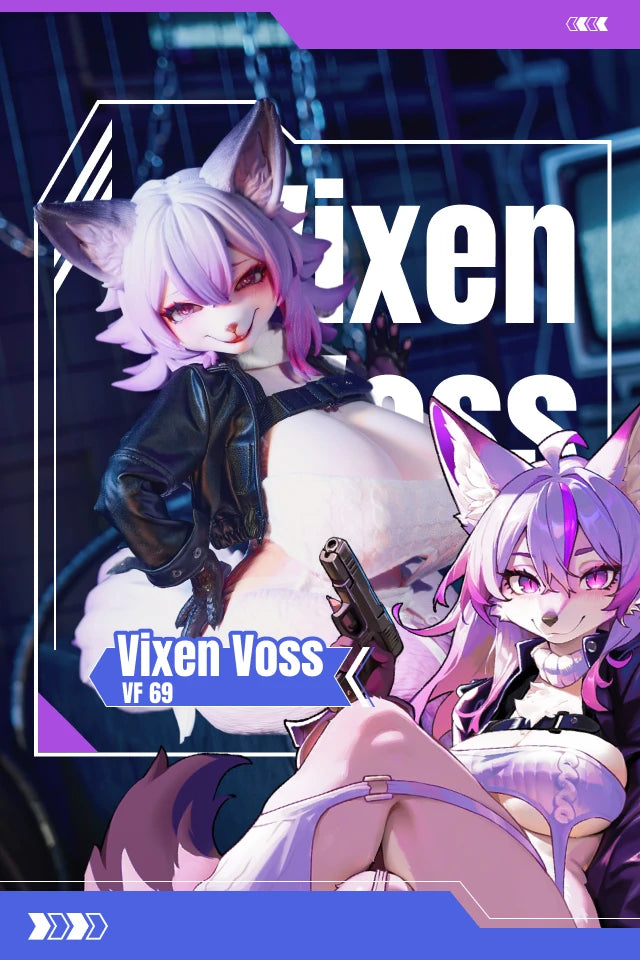 Vixen Voss fox girl furry sex doll promotional mobile banner