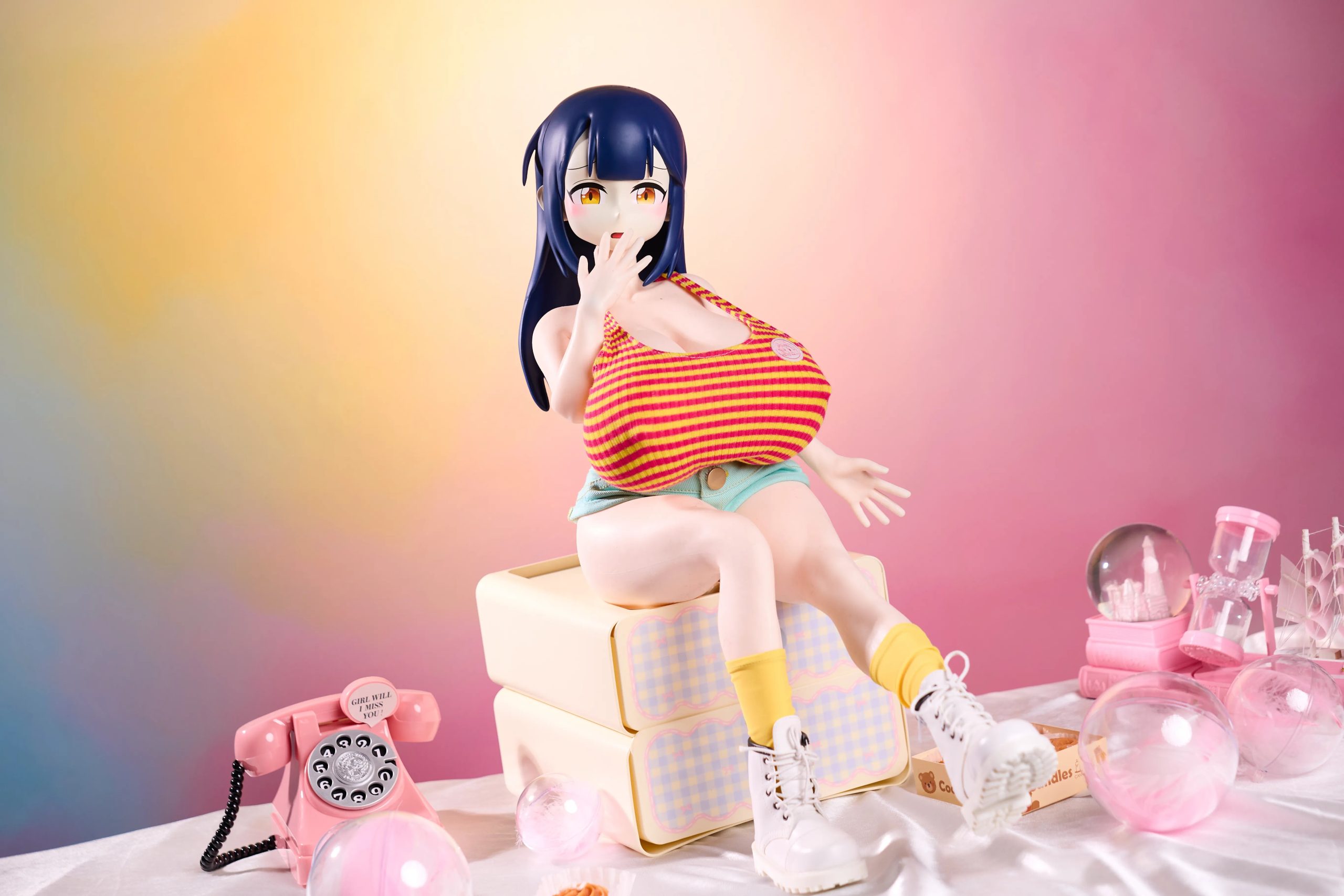 Audrey sex doll clothes skinny denim outfit set banner