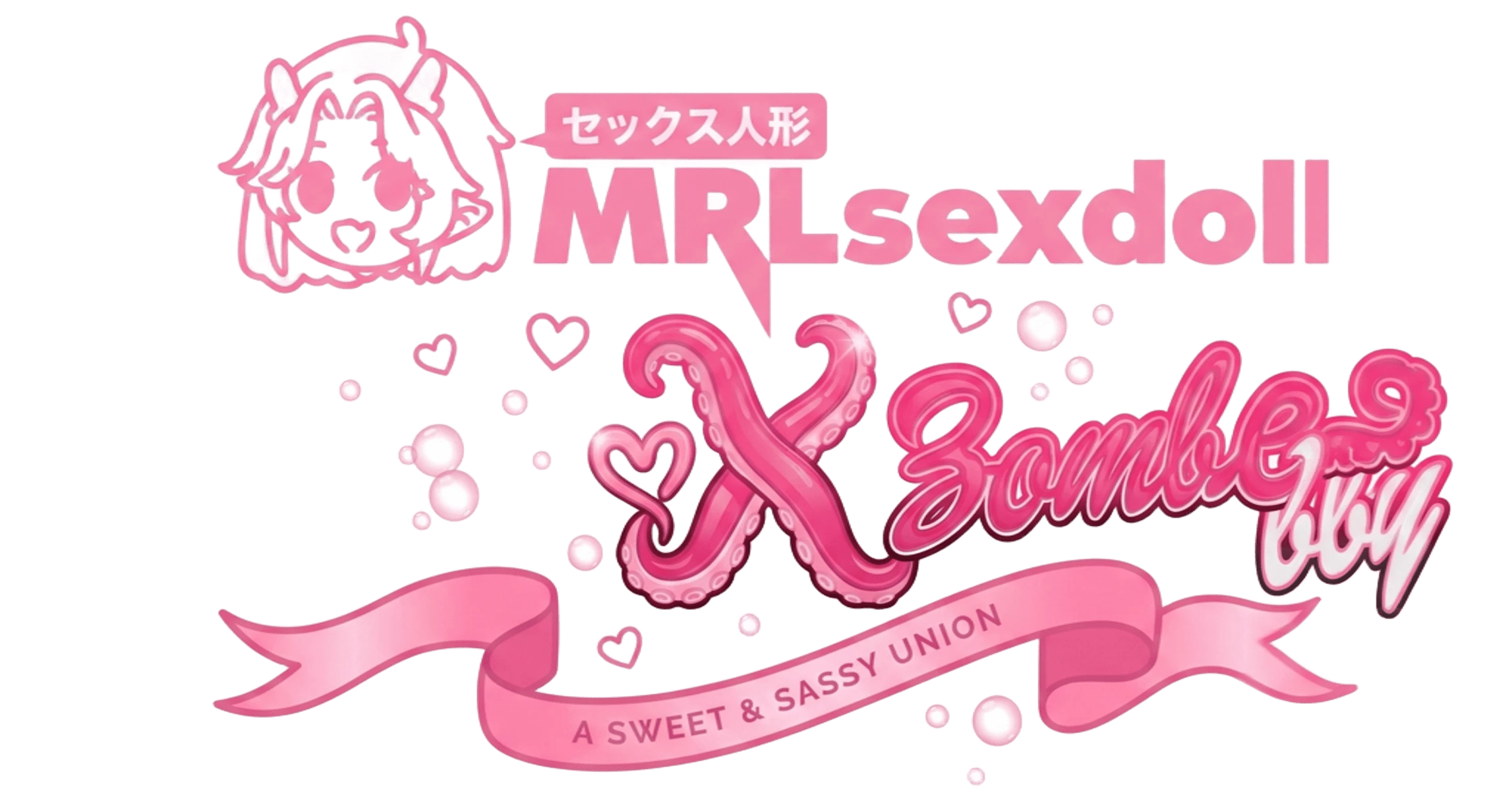 Official MRL and Zombaebby creator collaboration logo for the monster girl sex toy