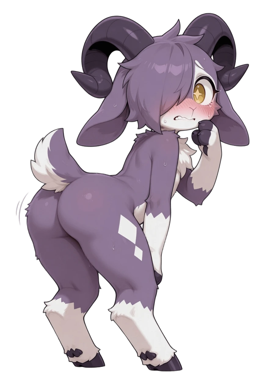 Holographic VSTAR character card illustration of Shimu, a furry pokemon sex doll