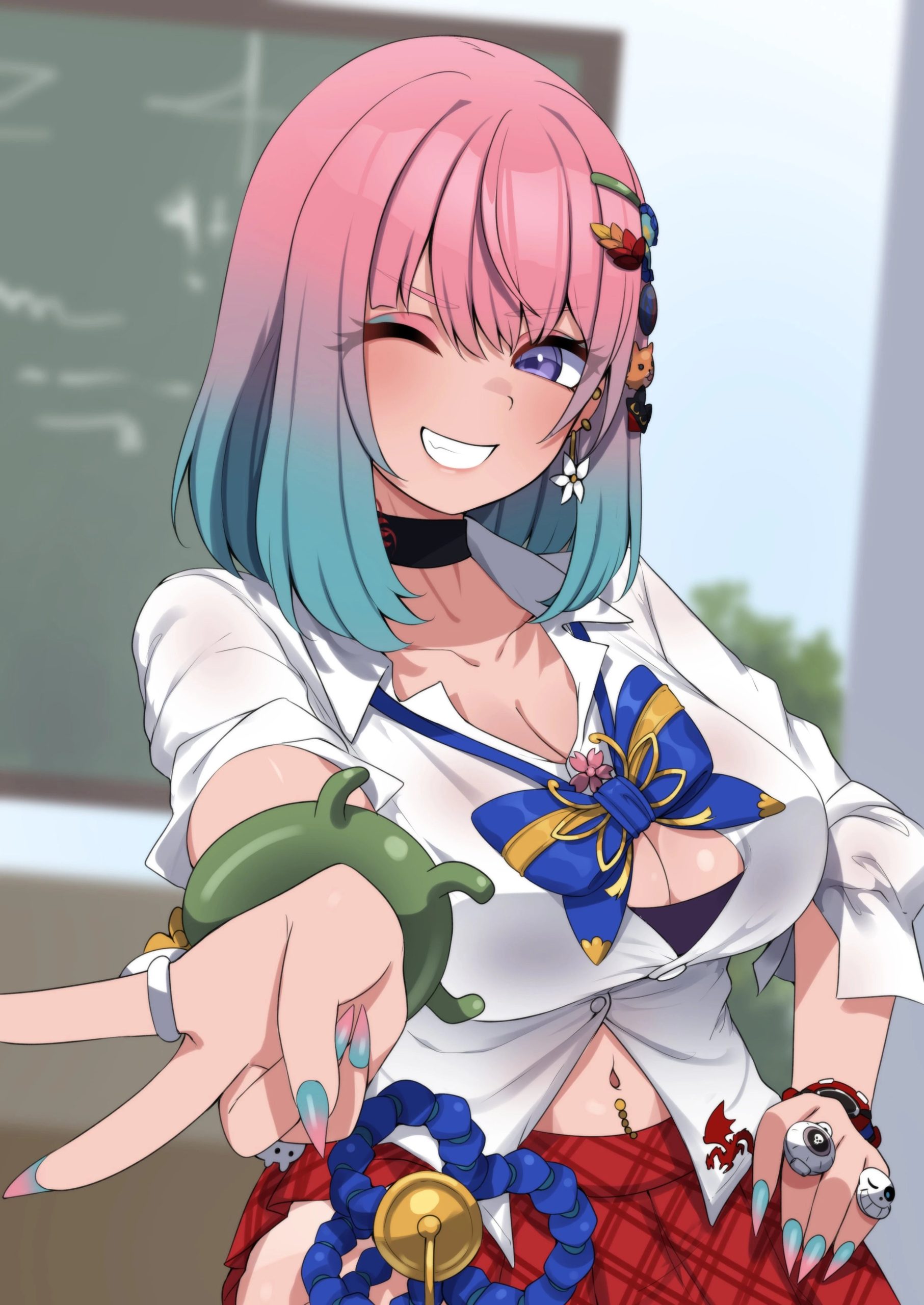 Reiyu GuiGui gyaru ghost character concept art