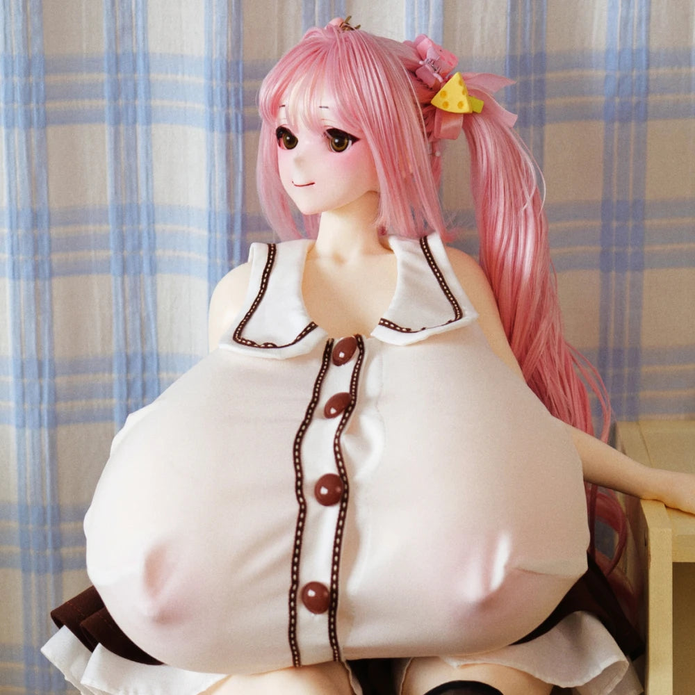 Sweet Lolita sex doll clothes shown on MRL 3.0 anime doll Body 1 front view
