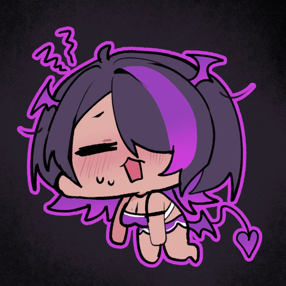 Osiimi exhausted and sleepy character expression